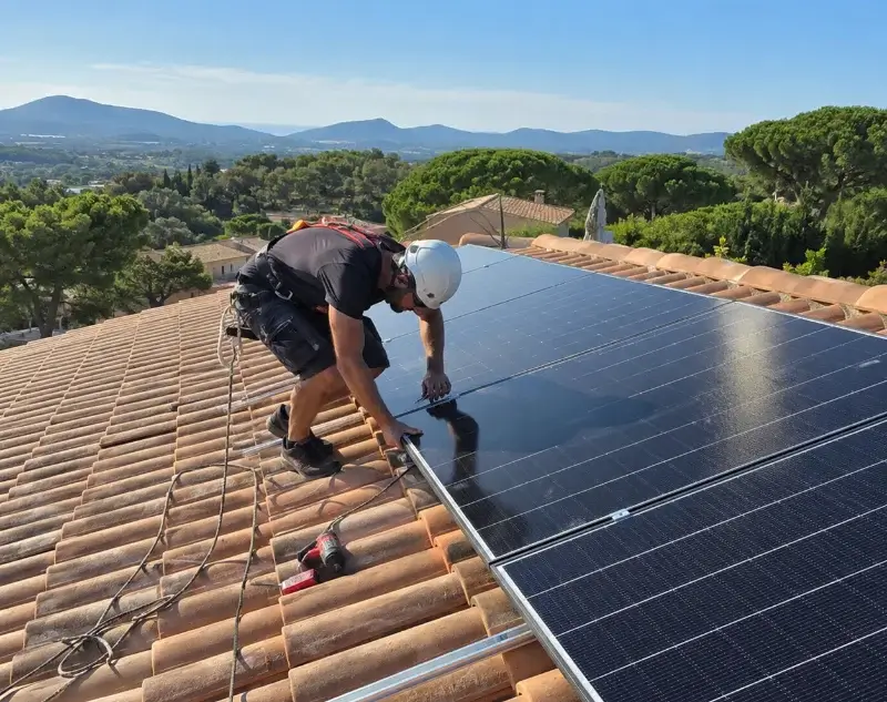 Installateur panneaux solaires Grézieu-le-Marché — pose photovoltaïque sur toiture