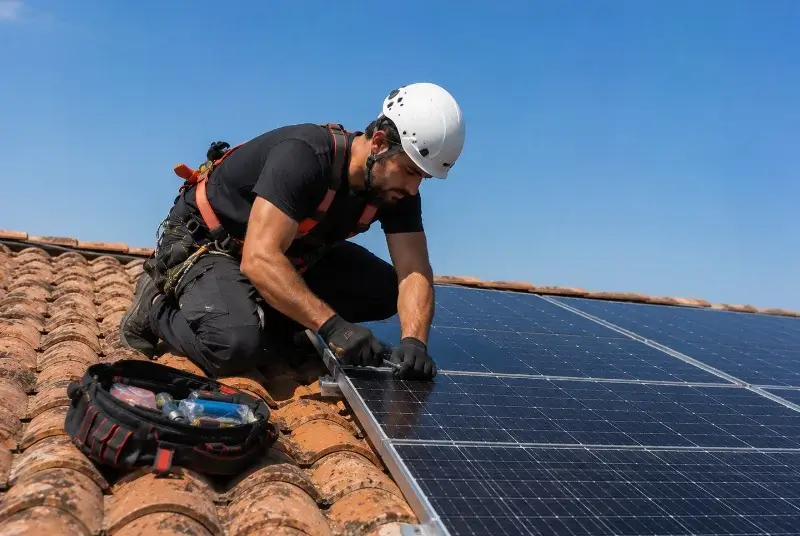 Maintenance et monitoring de panneaux solaires à Grézieu-le-Marché