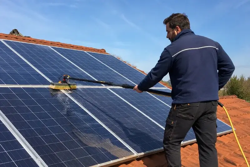 Nettoyage et entretien de panneaux solaires à Grézieu-le-Marché